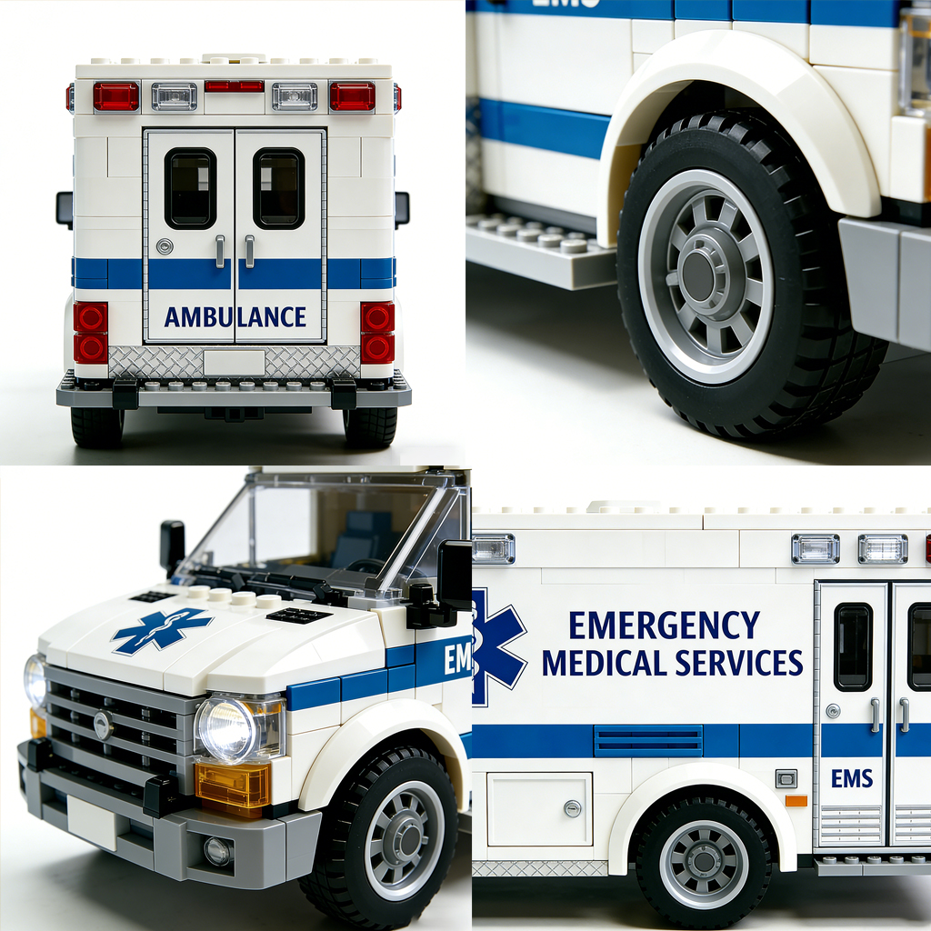 EMS 60th Anniversary Brick Ambulance Edition