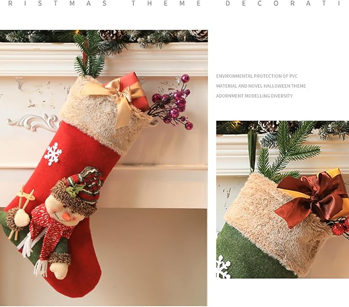 🌲Personalized cartoon Santa hanging stockings🧦