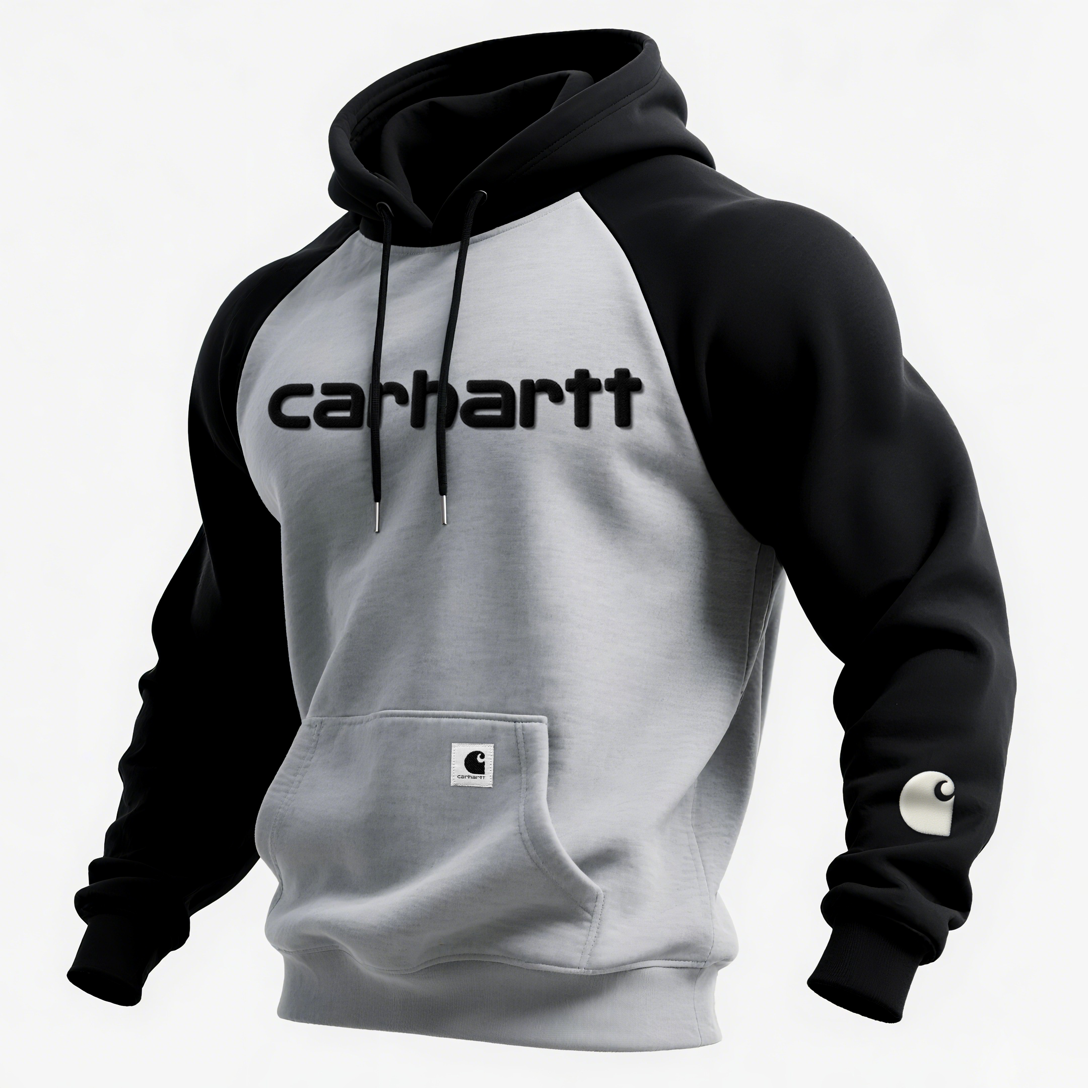 Stylish Two-Tone Hoodie for Everyday Wear