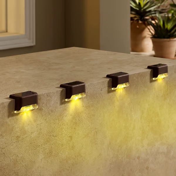 Solar Deck Lights, Automatically ON/OFF💡