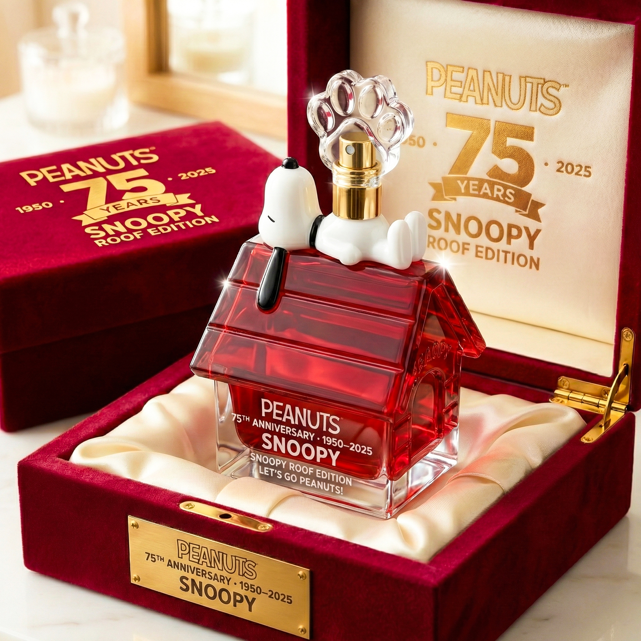 Peanuts® 75th Anniversary Rooftop Perfume Bottle