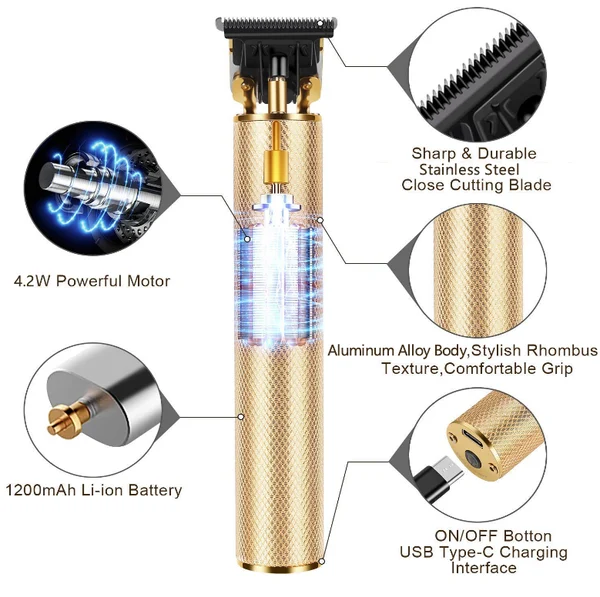 2022🎁-Cordless Zero Gapped Trimmer Hair Clipper