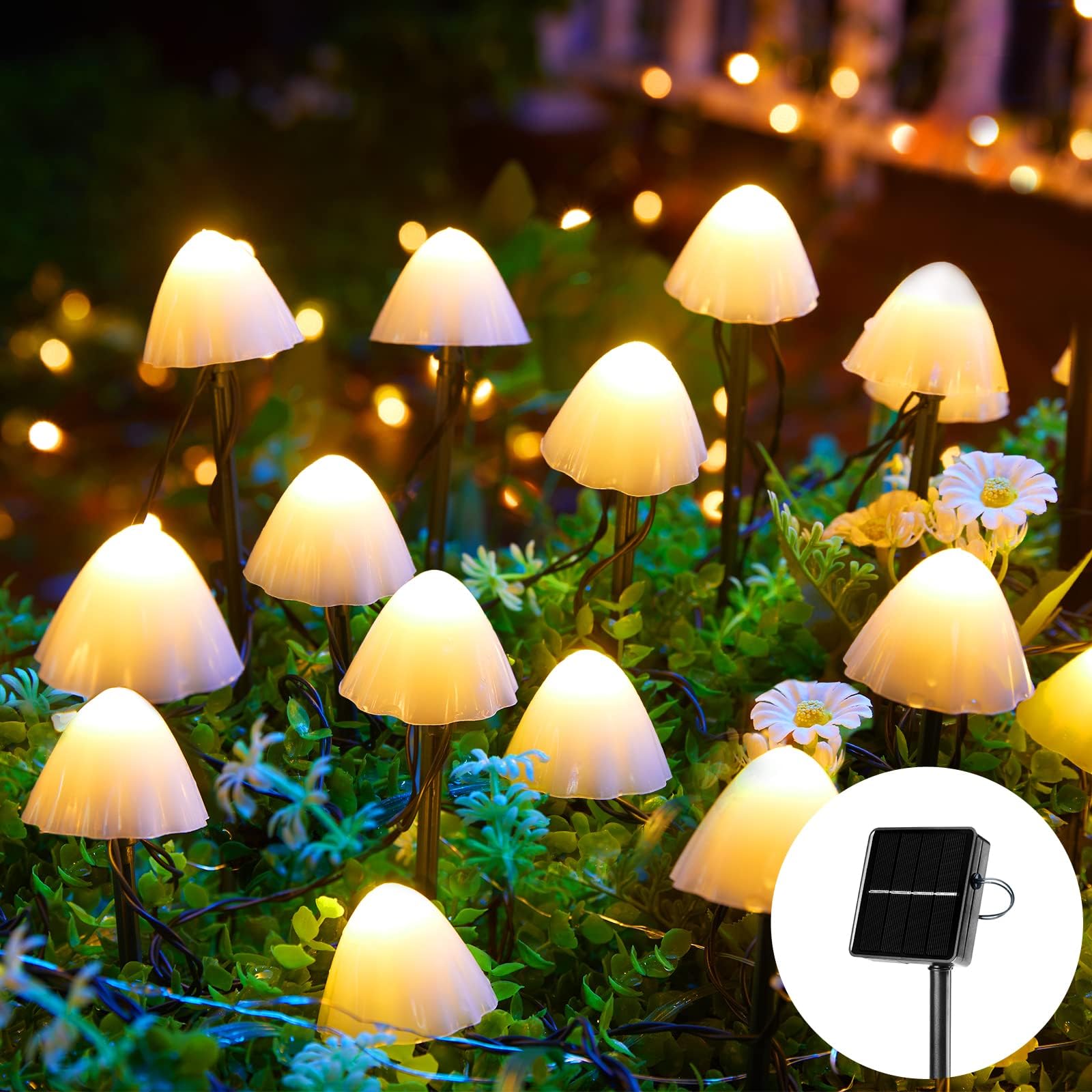 🔥Last Day 50% OFF🔥Set of 10pcs Solar Mushroom Garden Lights