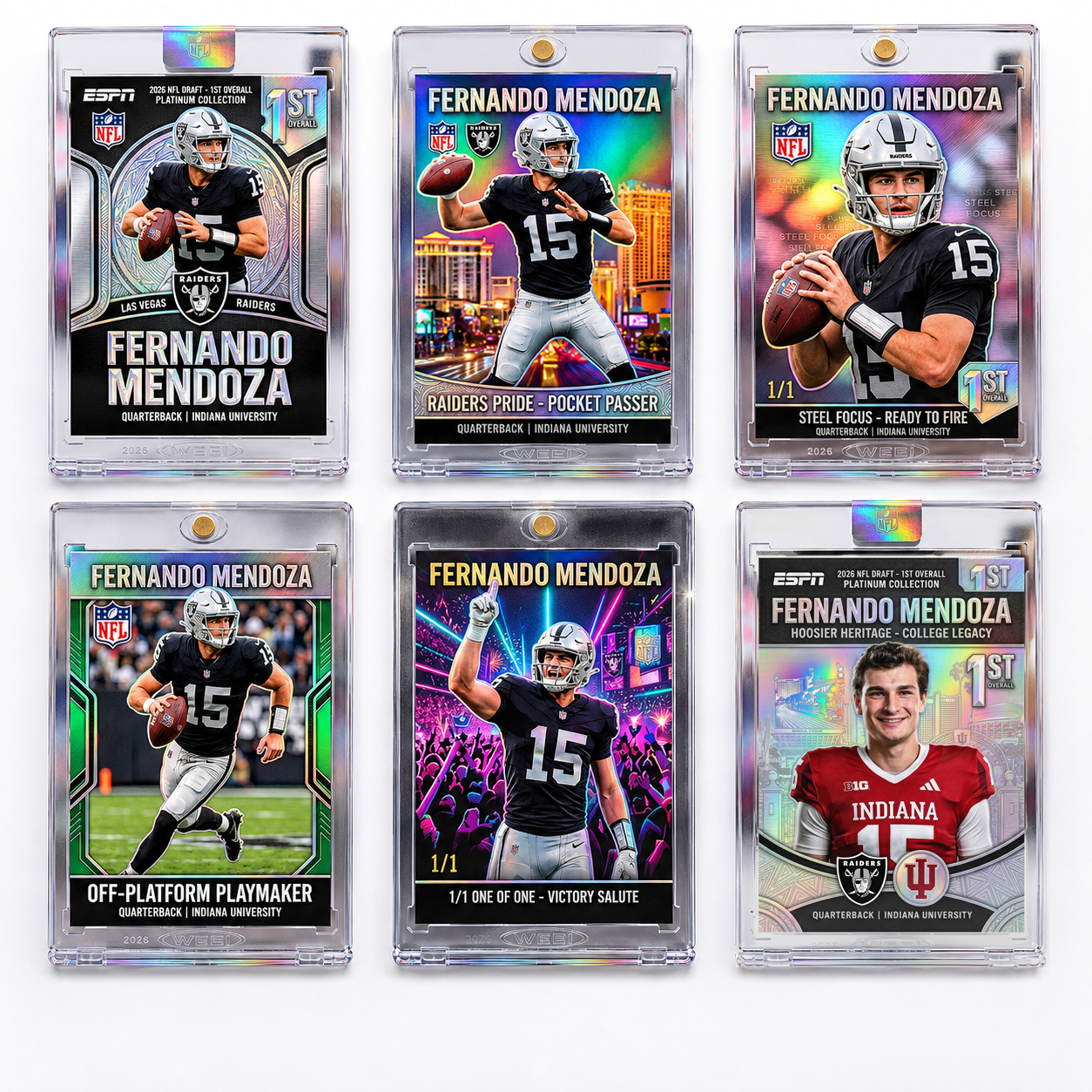 Fernando Mendoza 2026 Topps Football Elite Class Hobby Box & Platinum Card Collection