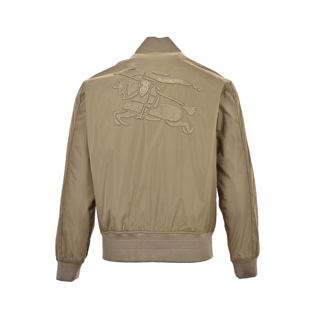 Burberry 24Fw embroidered lettering warhorse jacket