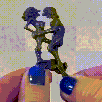 Funny metal keychain set of 2 MATURE