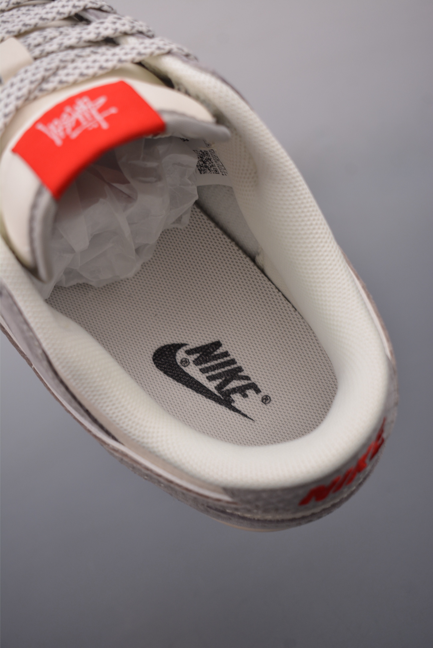 Stussy x Nike By You SB Dunk Low Year of the Snake Beige and Gray XX3168-117