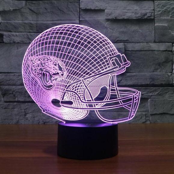 JACKSONVILLE JAGUARS 3D LED LIGHT LAMP