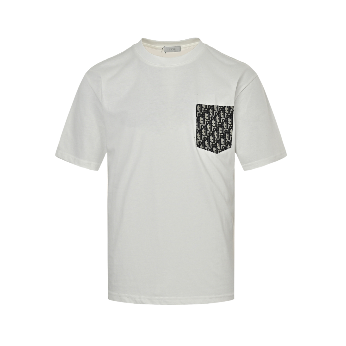 Dior 25ss monogram jacquard pocket short sleeve