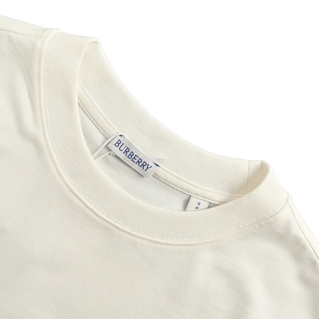 Burberry 24ss duck embroidered short sleeve