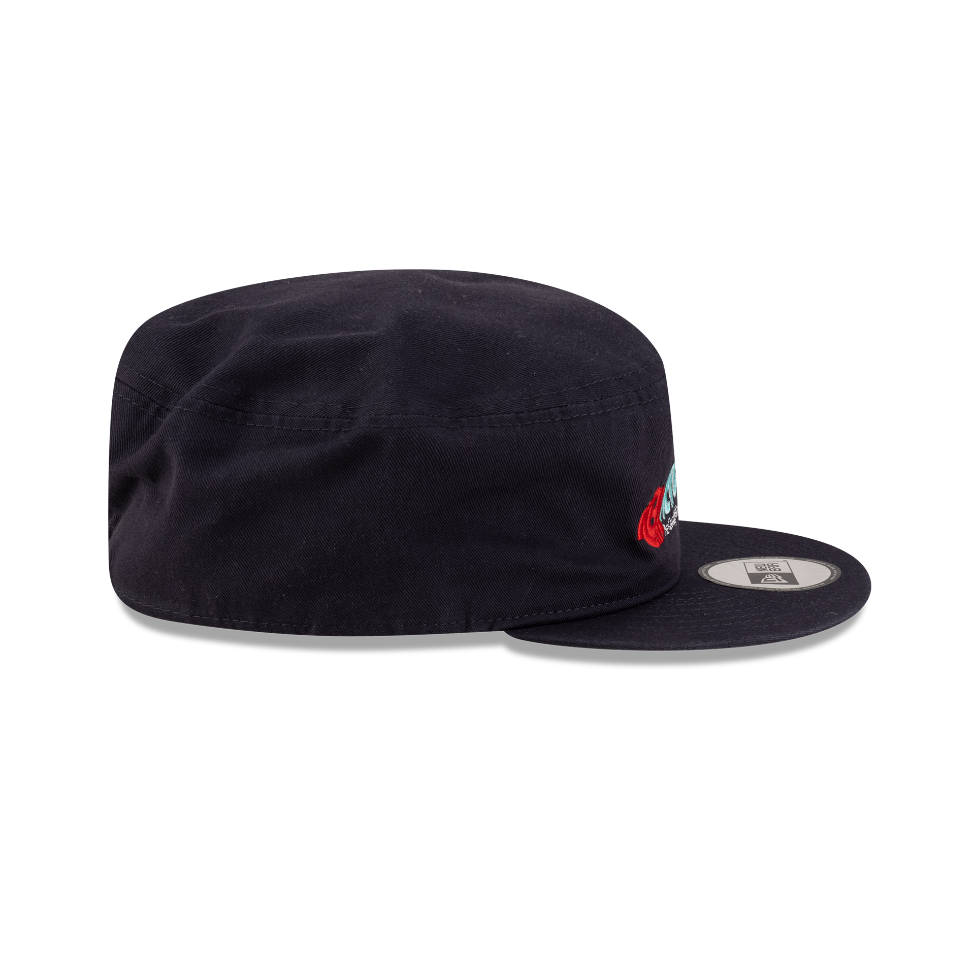 New Era Branded Navy Painter Elastic Back Hat