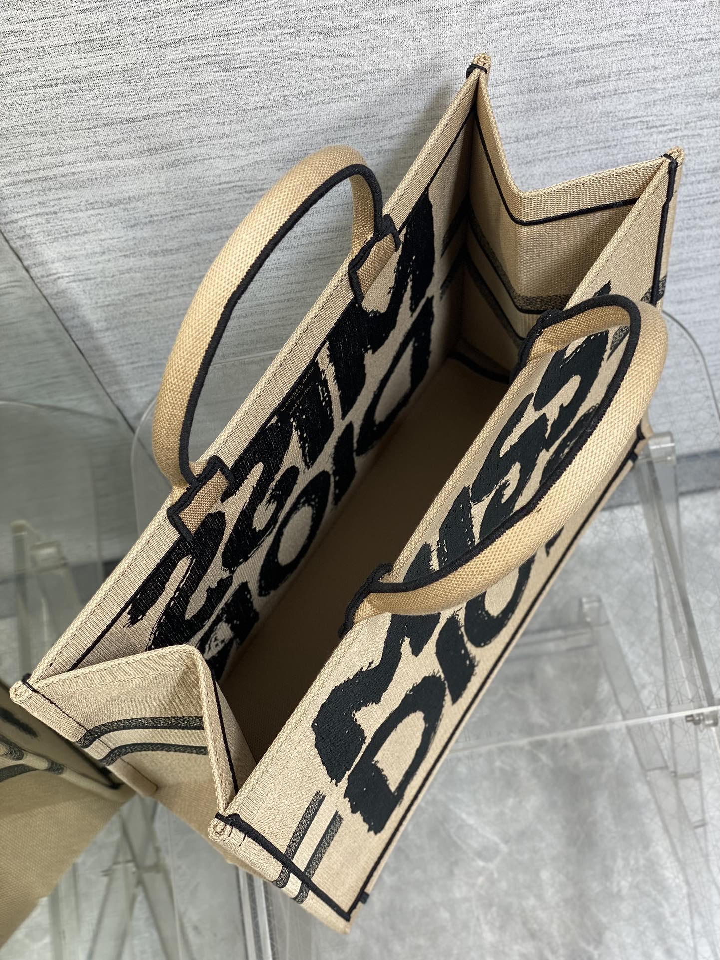 Dior Miss Embroidered Tote Shopping Bag