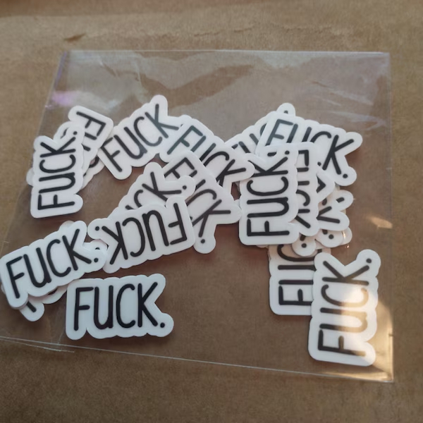 Finger Vinyl Tiny Stickers | Joke additions