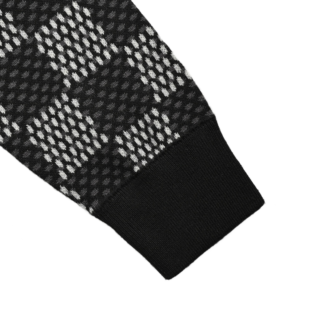 Louis Vuitton 24Fw checkerboard jacquard-knit sweater