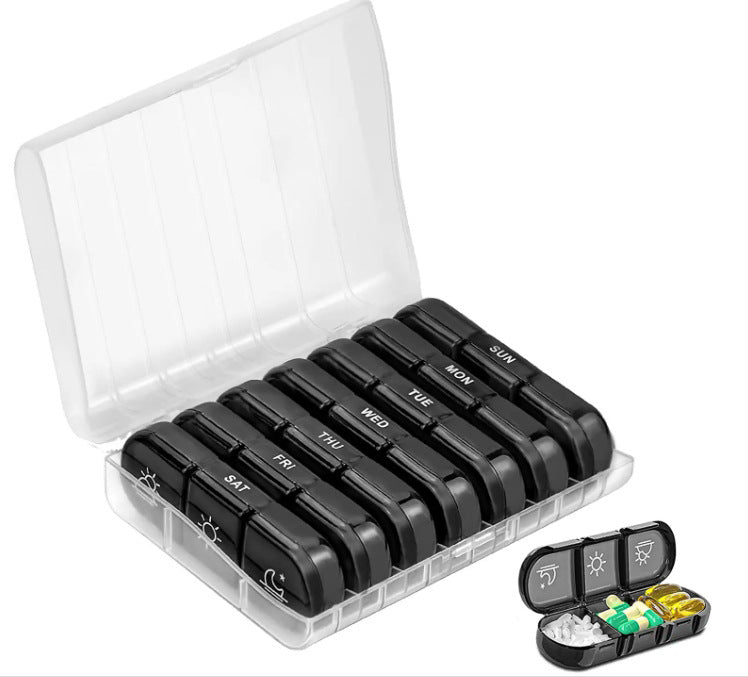 Morning, Midday & Evening Pill Organizer