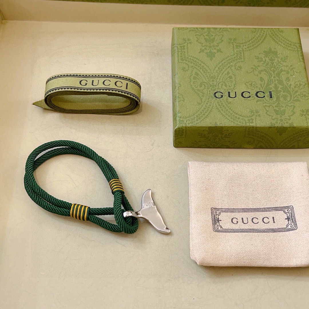Gucci Braided Fishtail Bracelet