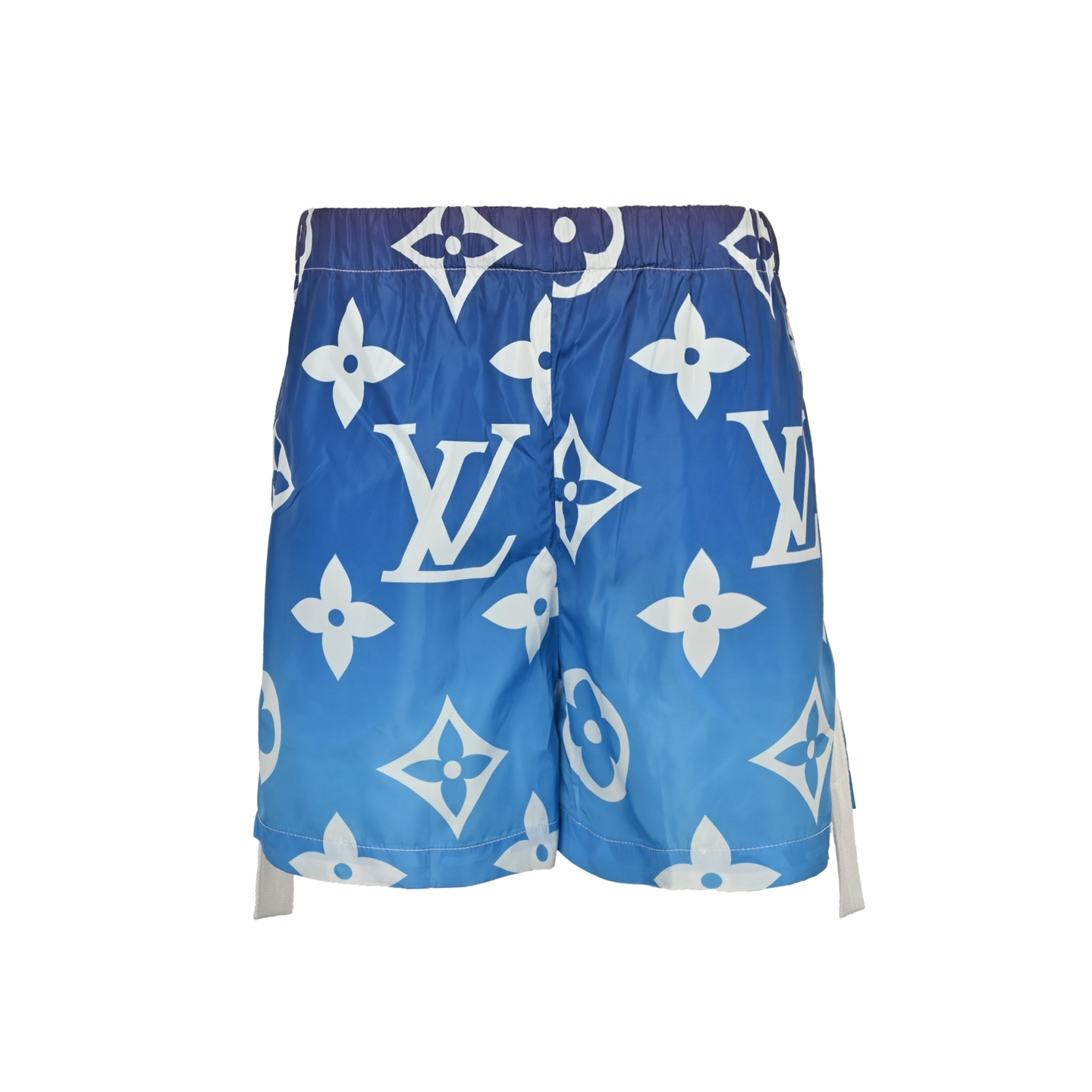 Louis Vuitton Old Flower Gradient Blue Ribbon Shorts