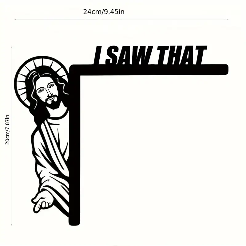 ON SALE🔥“I Saw That ”Jesus Sign Frame Decor-Buy 4 Free Shipping