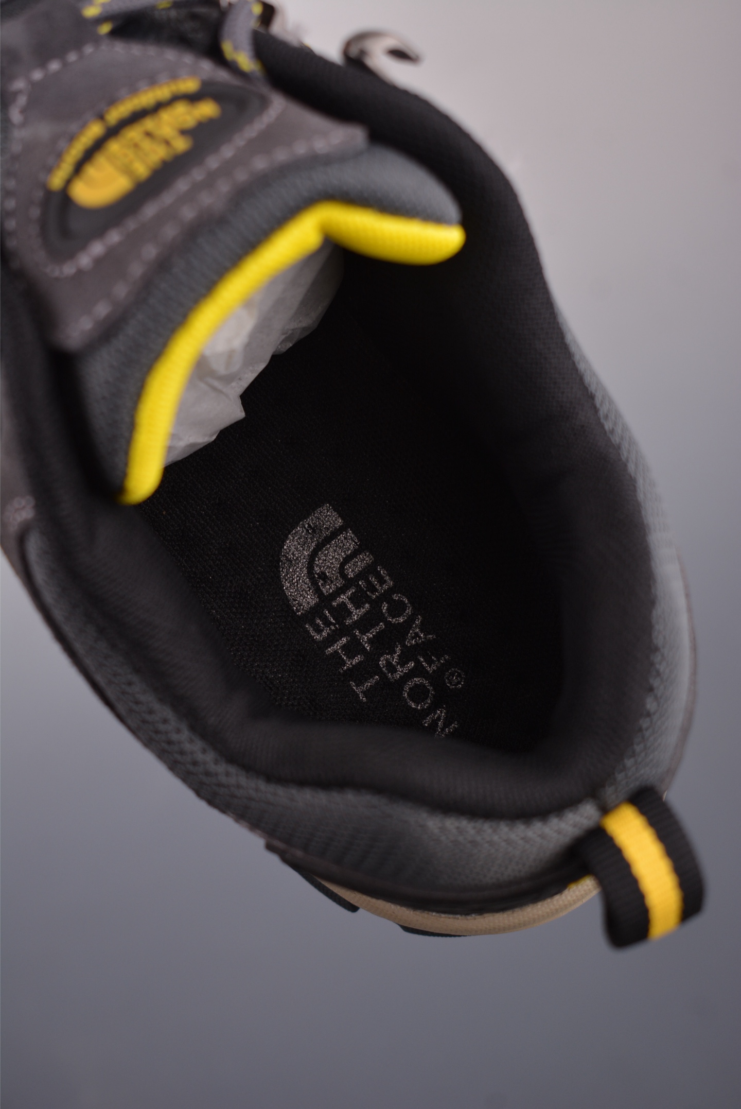 The North Face hiking shoes gray and yellow NF0A8ADU-838B