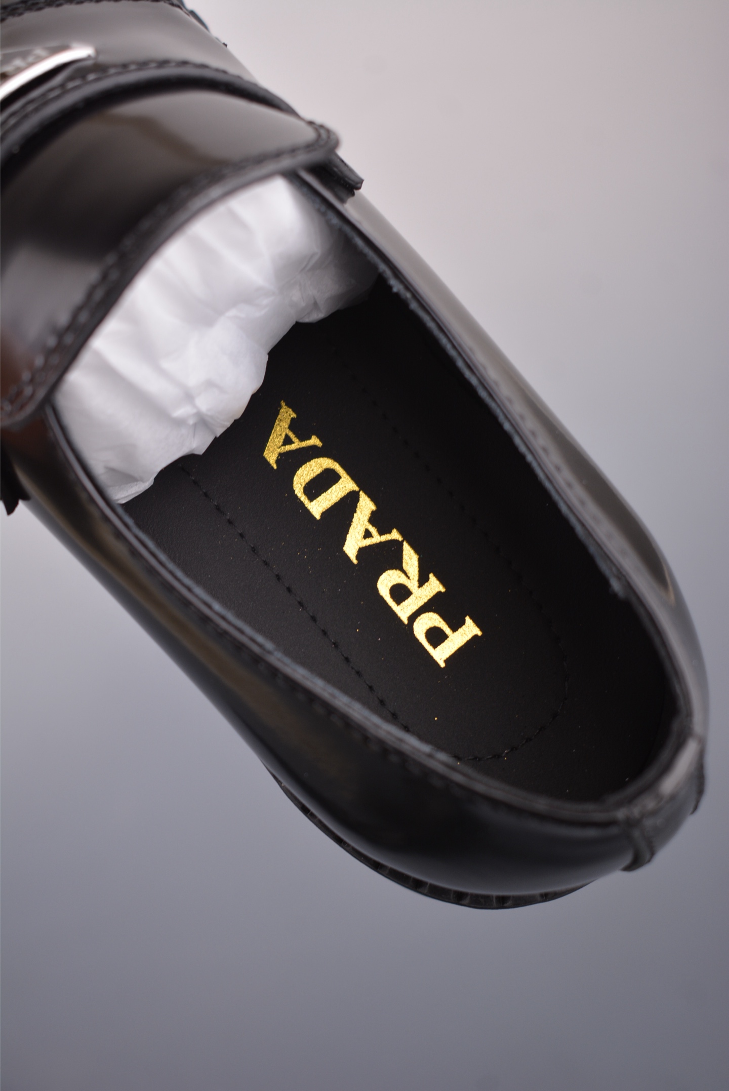 Prada Thick-soled Logo Lace-up Loafers  Shoes EG2712135