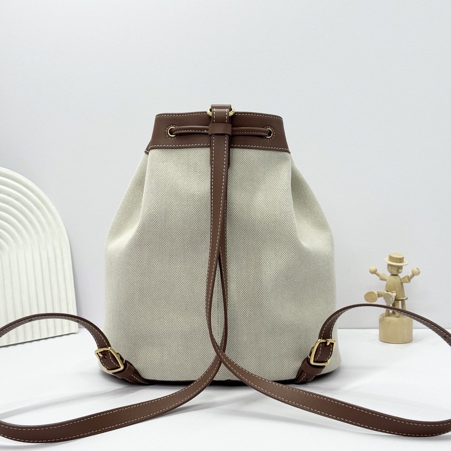 Loro Piana Extra Drawstring Backpack FAP4322