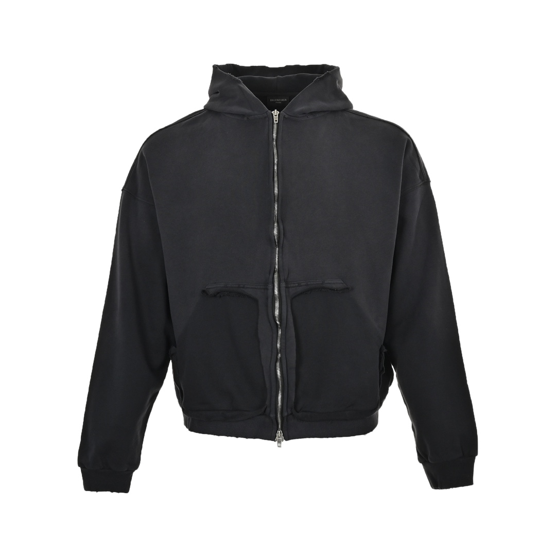 Balenciaga 24ss tape zipper jacket