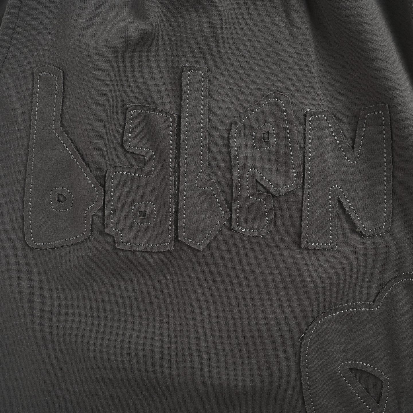 Balenciaga 25ss patchwork embroidered logo shorts