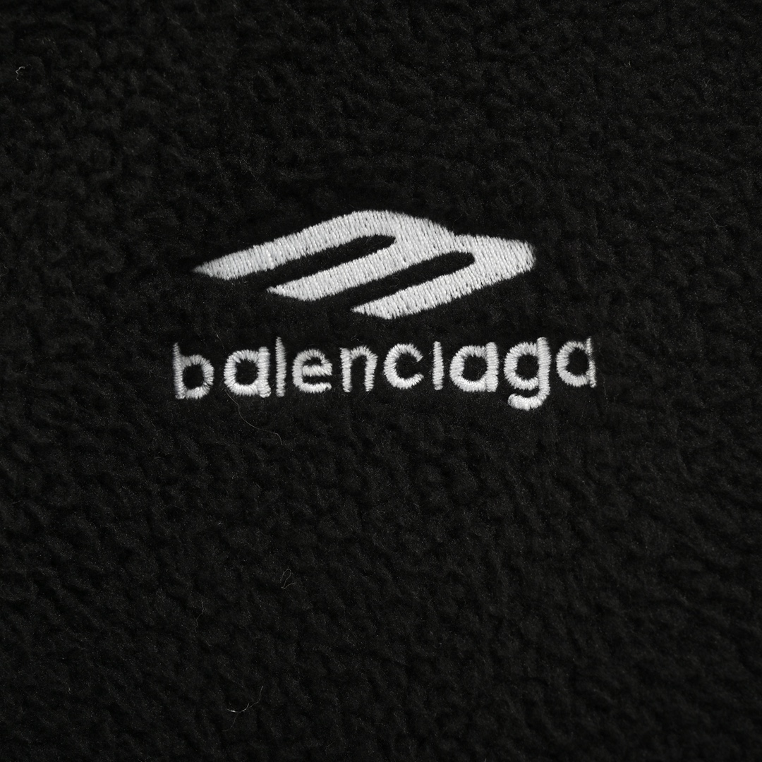 Balenciaga 24Fw Teddy Sherpa Ski Hooded Jacket