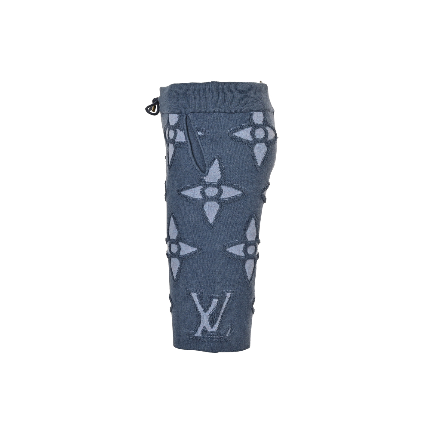 Louis Vuitton 25ss four-leaf clover jacquard knit shorts