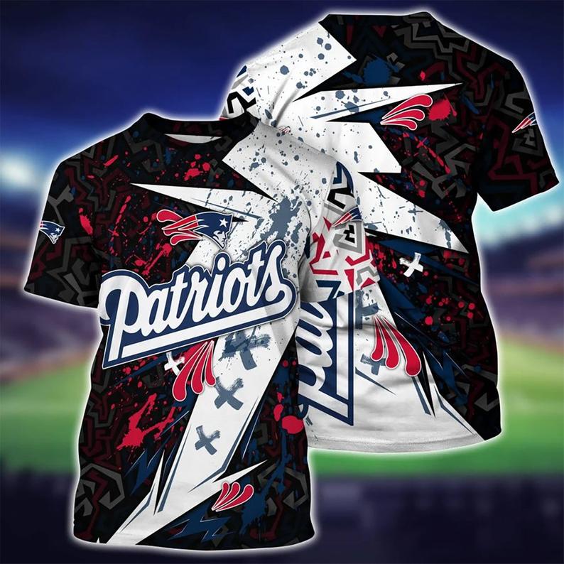 NEW ENGLAND PATRIOTS 3D T-SHIRT NEP21