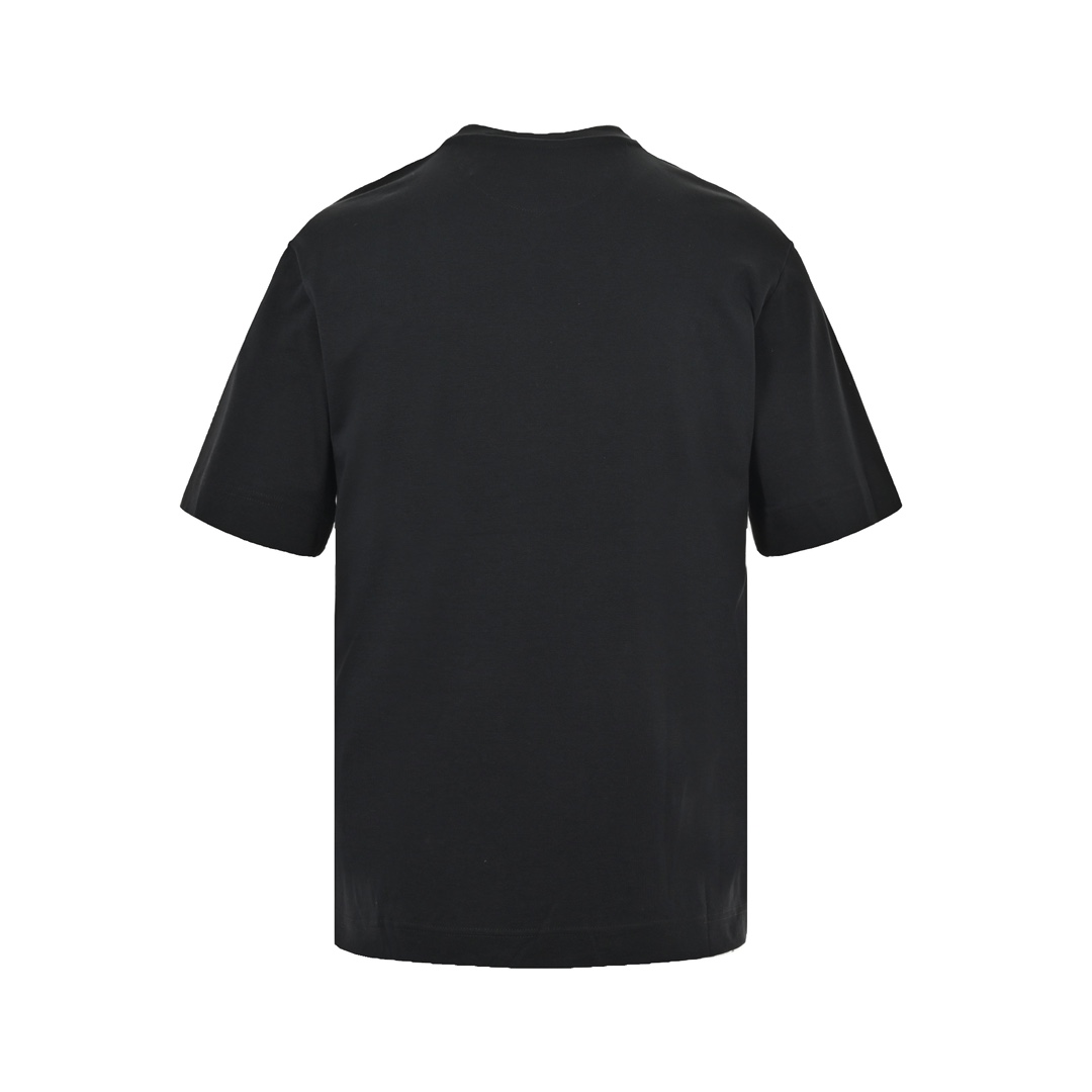 Fendi 24ss leather label short sleeve