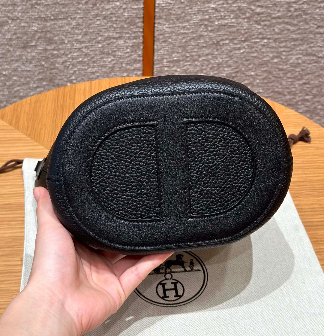 Hermès in the loop 89noir (handmade to order)