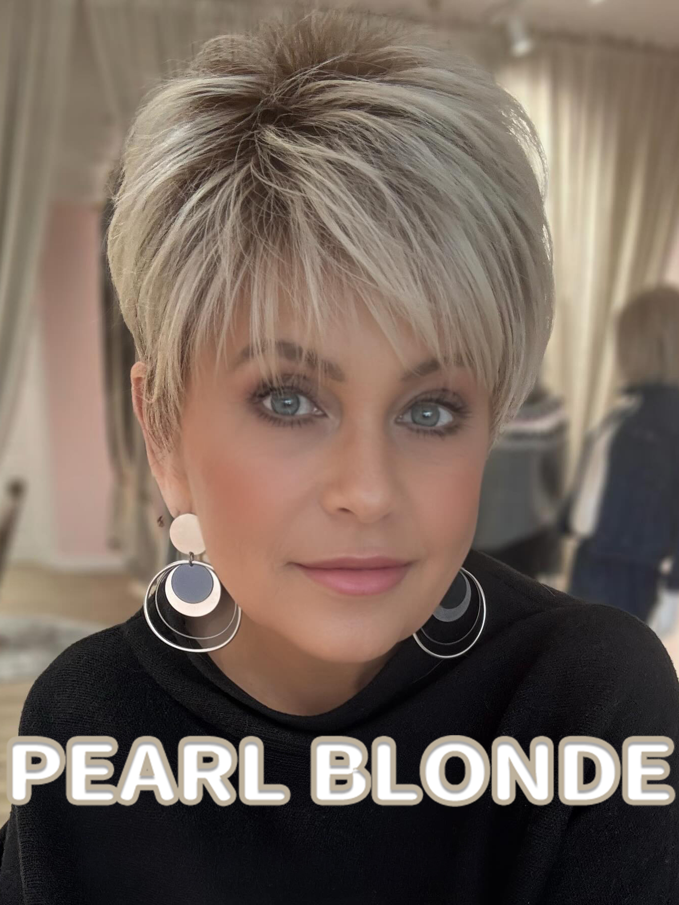 Feathered Pixie Wig With Tapered Cut