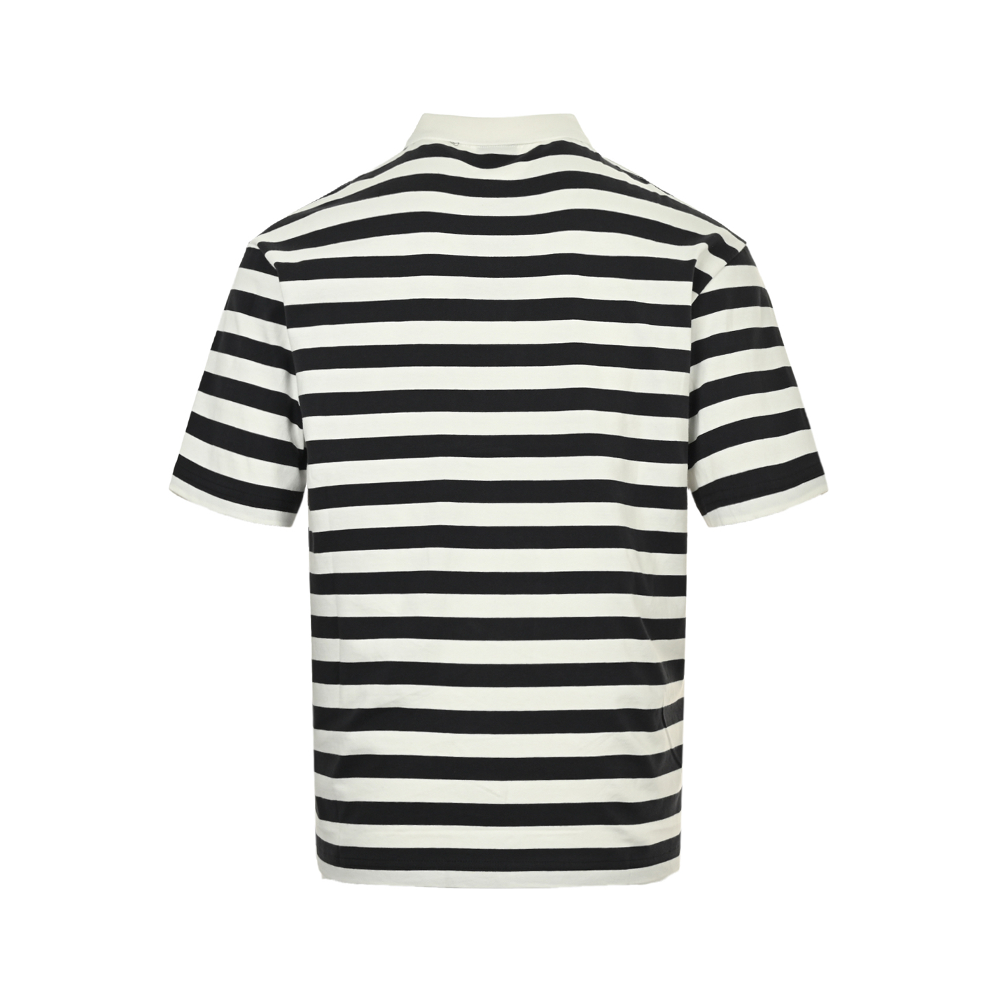Balenciaga 25ss Coke embroidered striped Polo short sleeve