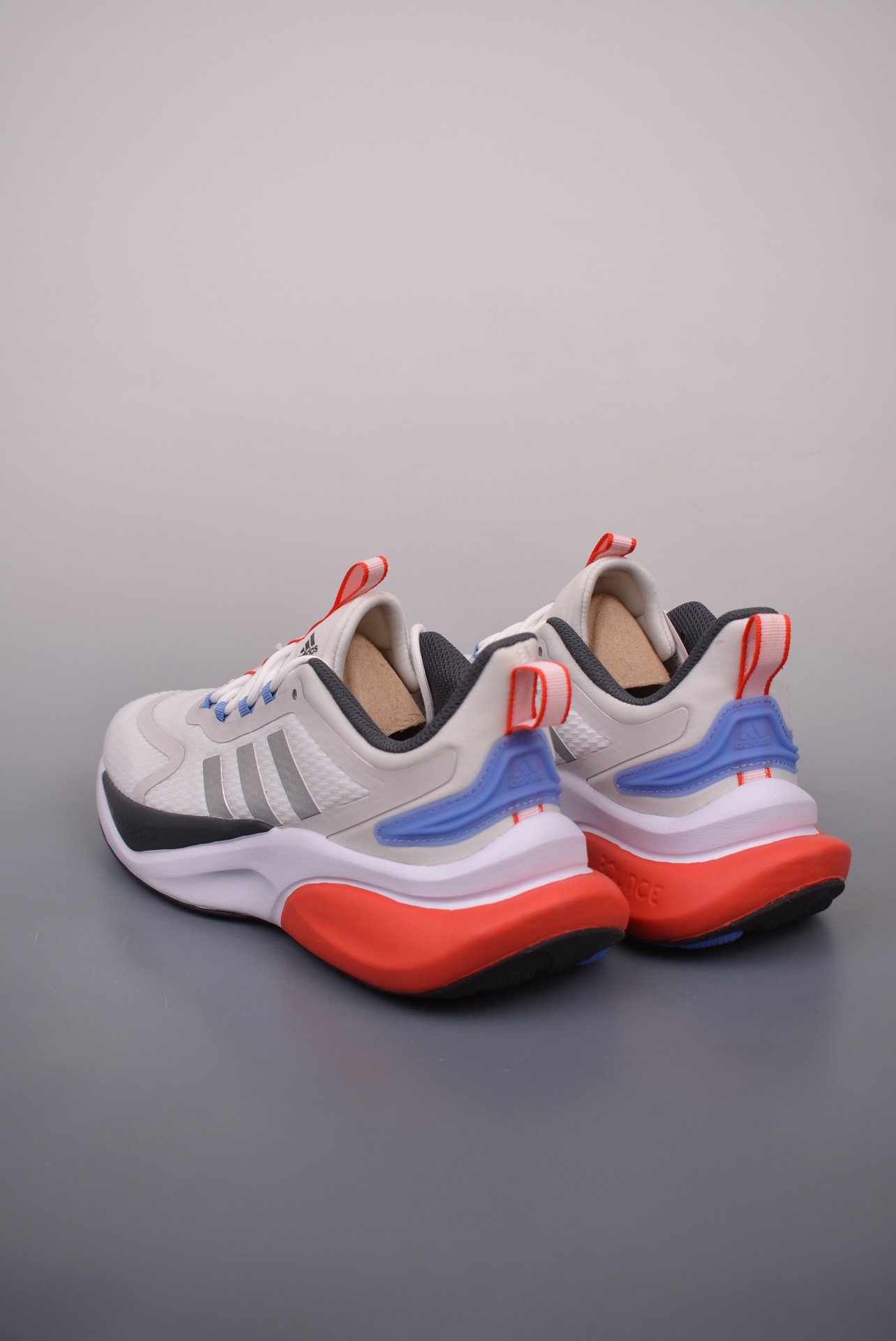 Adidas Alpha Bounce+ White, Black, Blue and Red HP6139