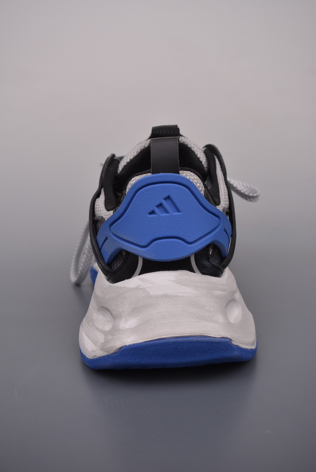 Adidas XLG Runner Deluxe gray, black and blue ropes for old version JS1589