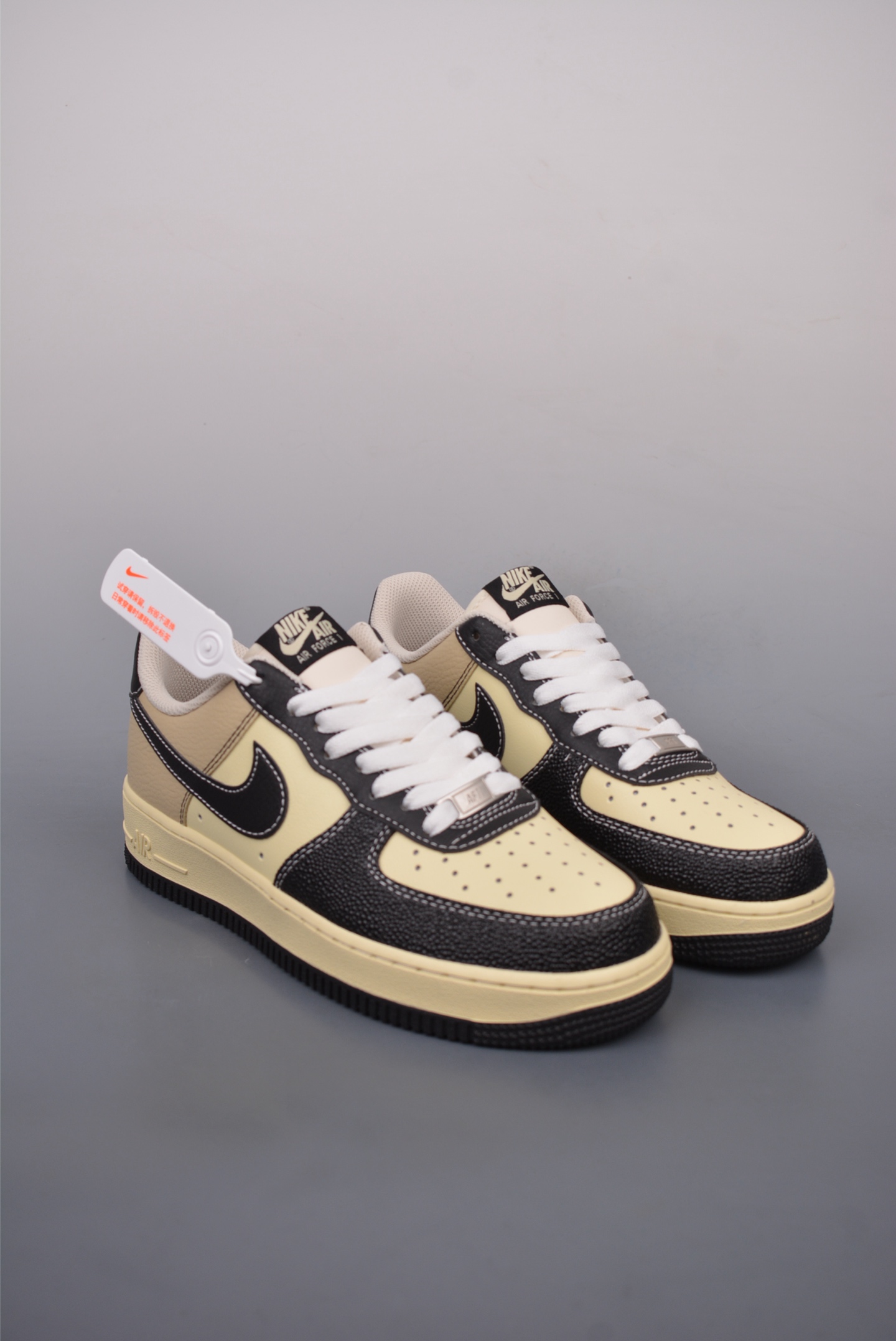 Nike Air Force 1 Low Black and Yellow  XL2501-101