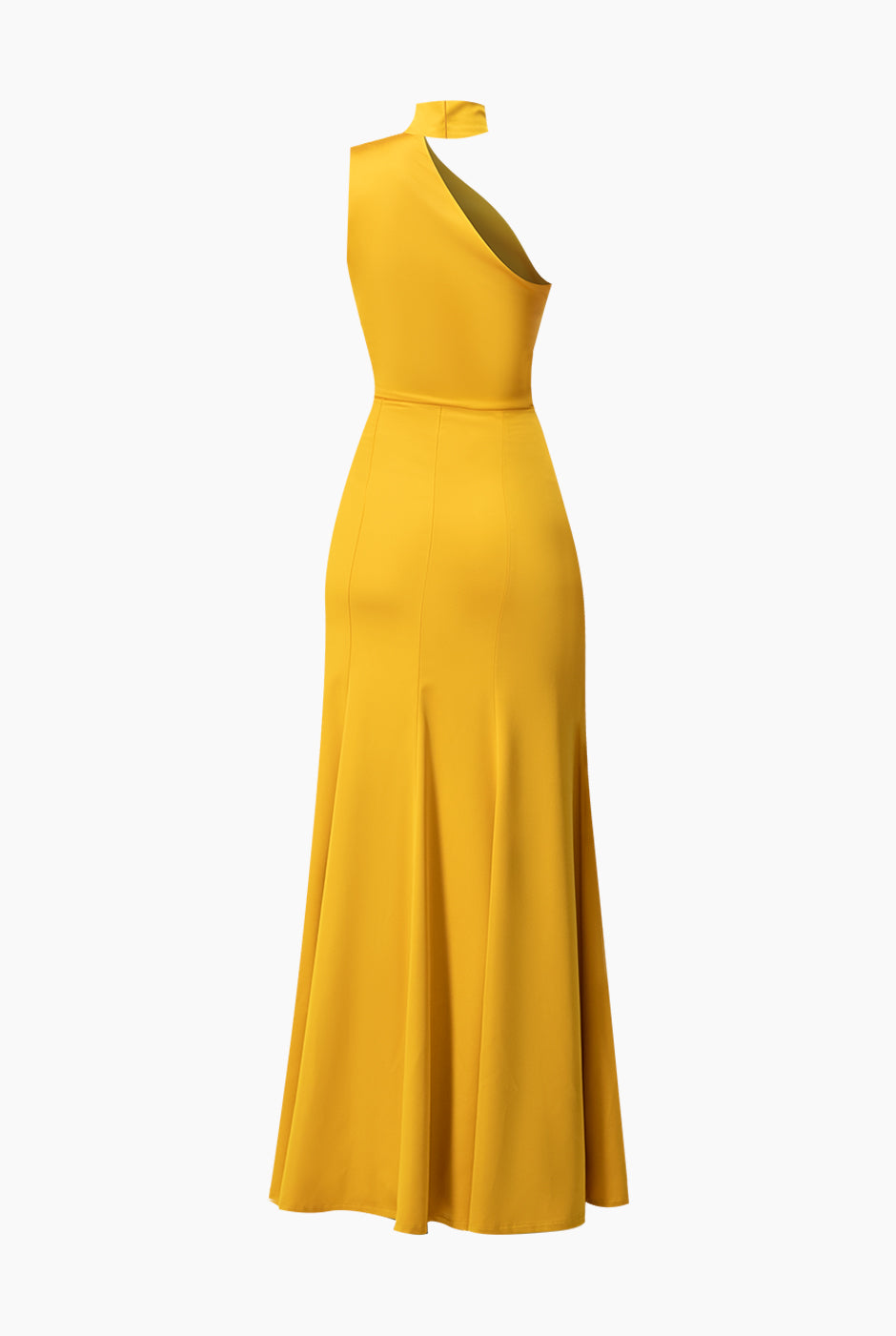Vestido largo de un hombro