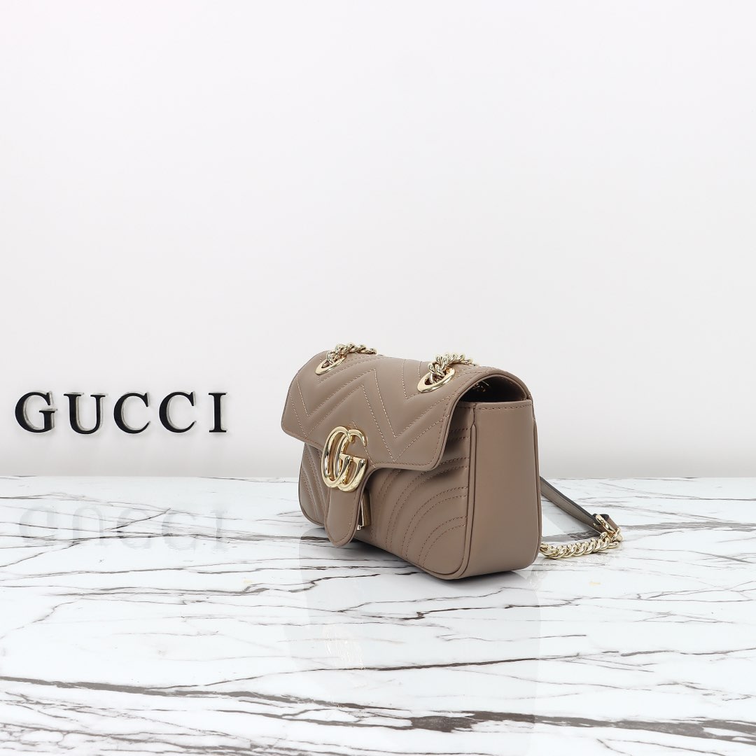 Gucci GG Marmont small shoulder bag 446744 AAER0 1523
