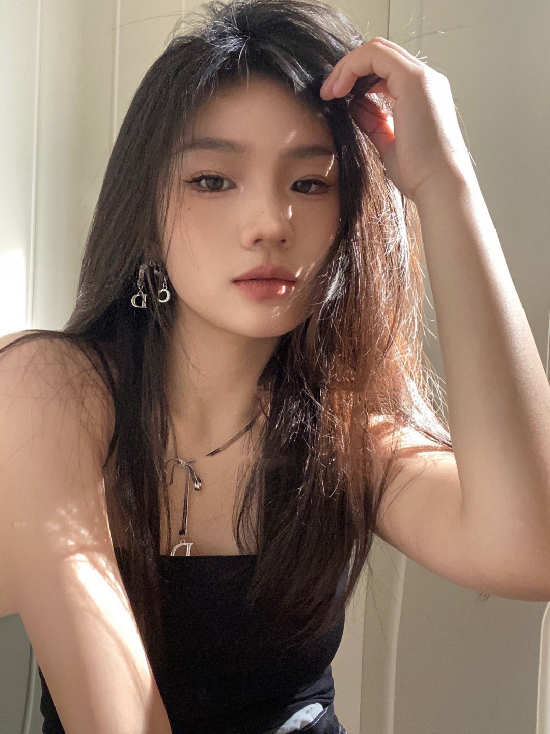 Dior bow earrings