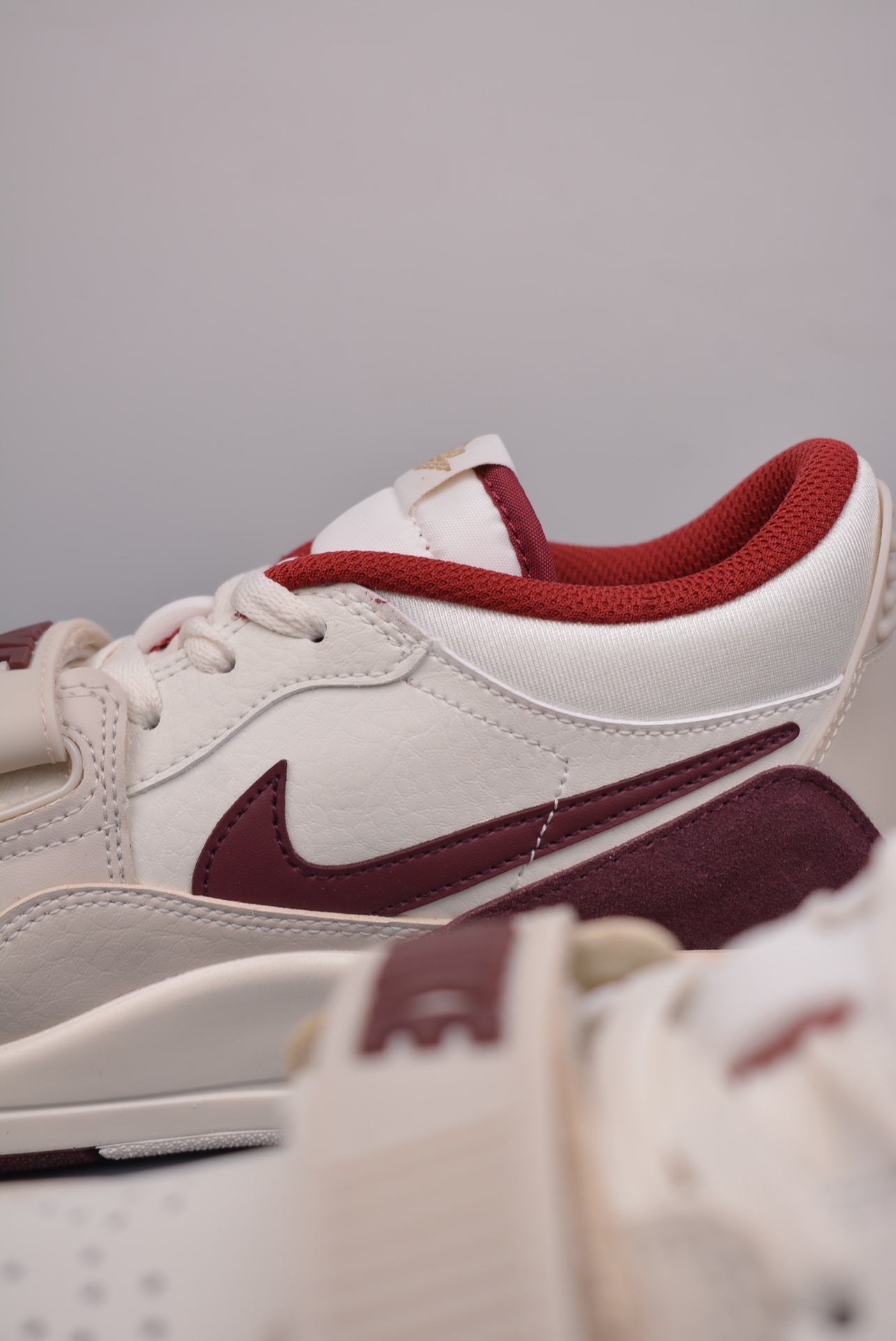 Nike Air Jordan Legacy 312 Low Off-White Burgundy  and Gold IB4712-161