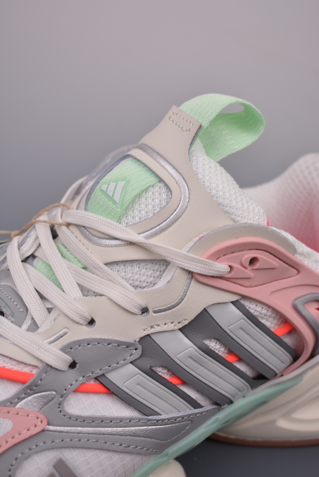 Adidas XLG Runner Deluxe off-white peach pink jade green IH7797
