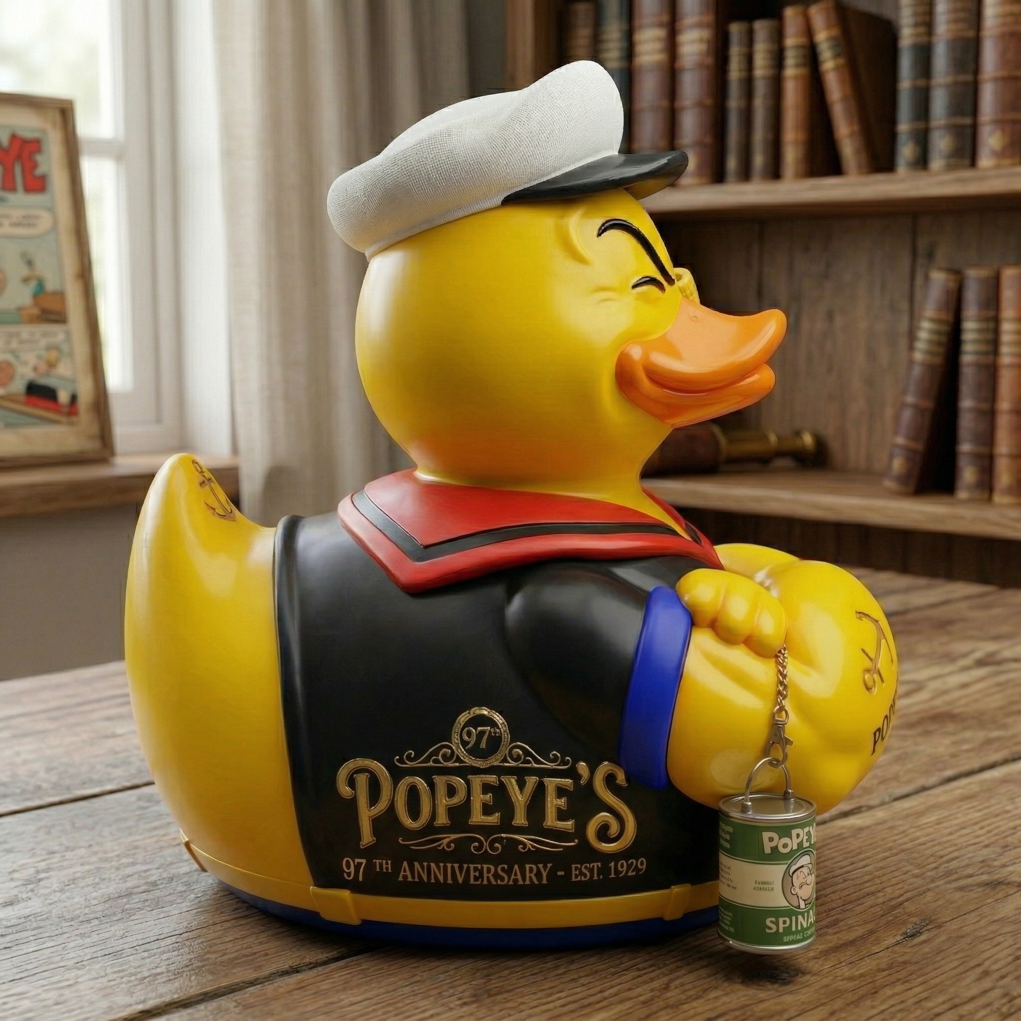 🦆 Popeye 97th Anniversary Collectible Duck – Limited Edition!