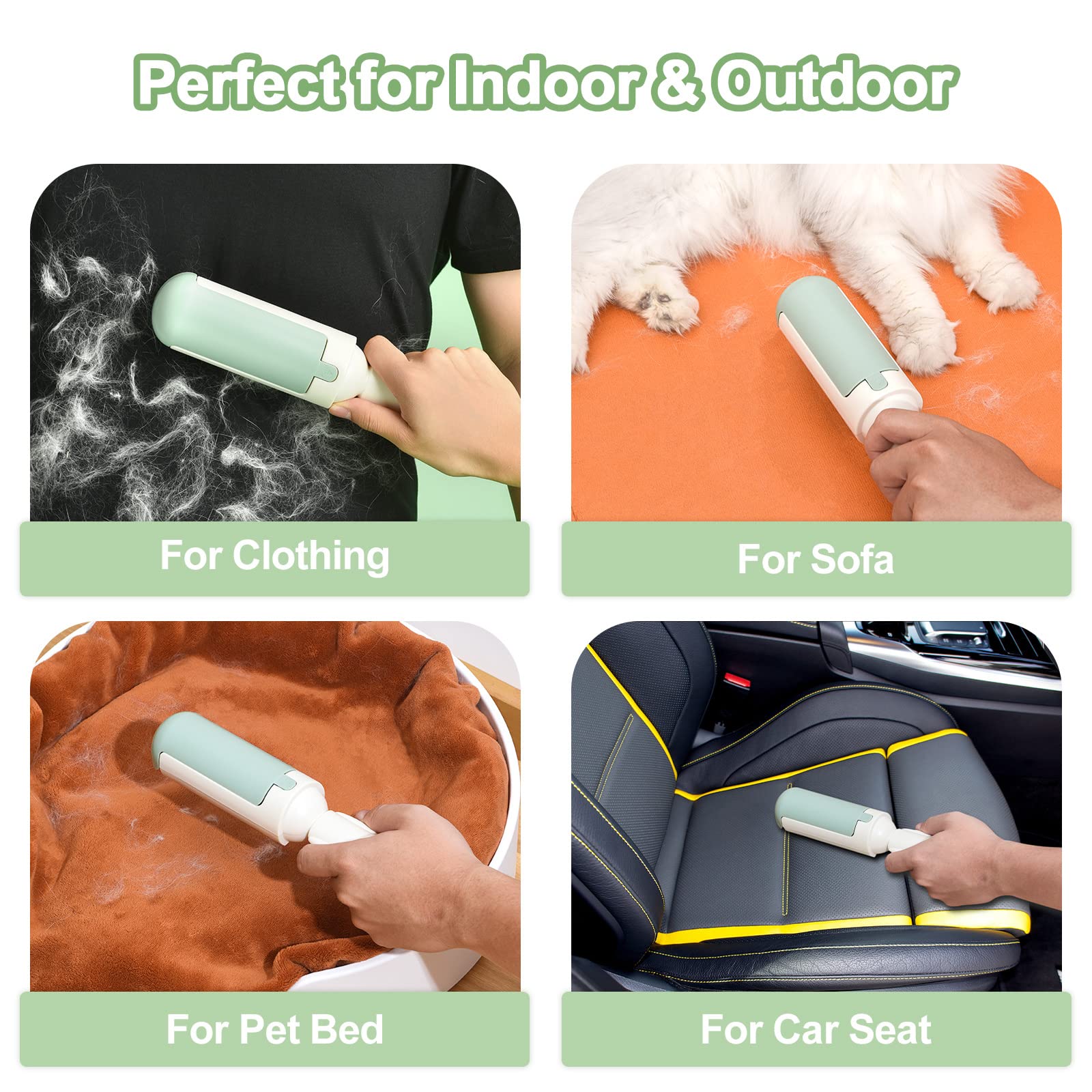 Roller Pet Hair Remover and Reusable Lint Roller--Buy 2 Free Shipping Now!