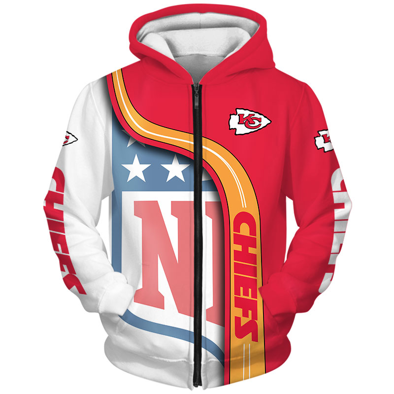 KANSAS CITY CHIEFS 3D HOODIE KKCC001