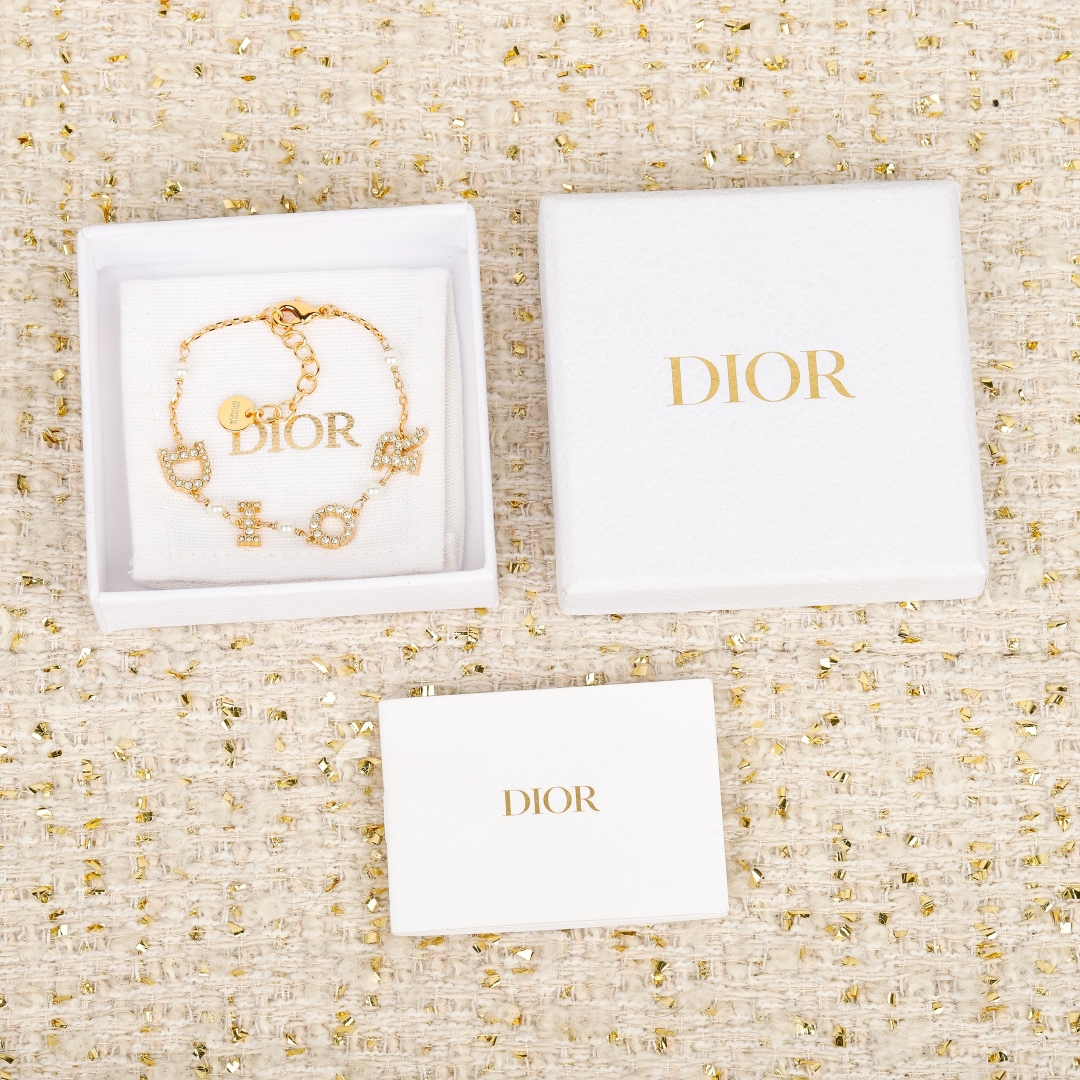 Dior Alphabet Diamond Bracelet
