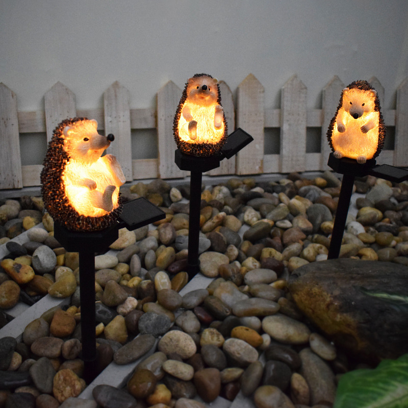 1pc LED Landscape Lamp, Animal Shape Solar Lamp, For Courtyard, Garden, Lawn & Outdoor Decoration
