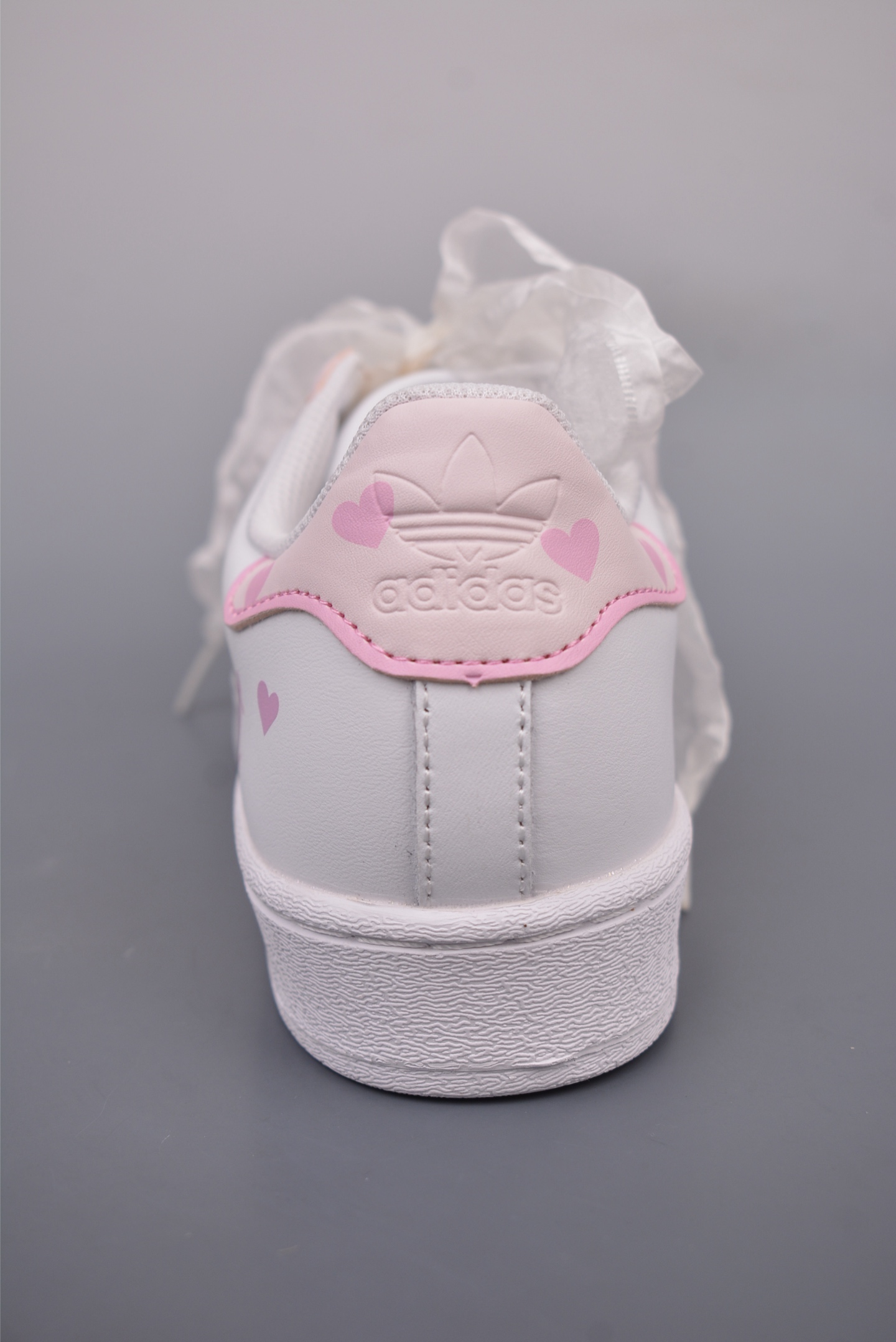 Adidas Originals Superstar Leather White and Pink Graffiti EG4958