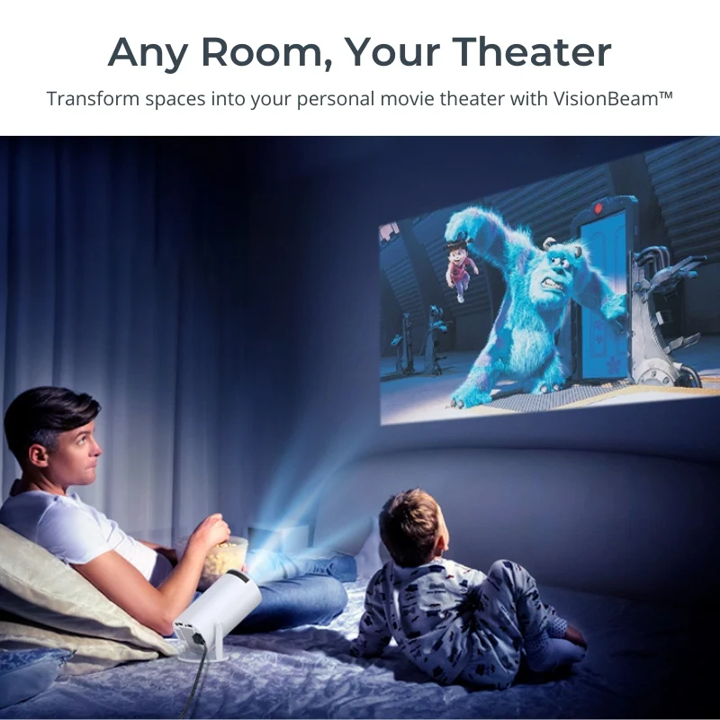 Today's special offer🔥Portable Smart Projector – 4K Home Cinema & Outdoor Projector