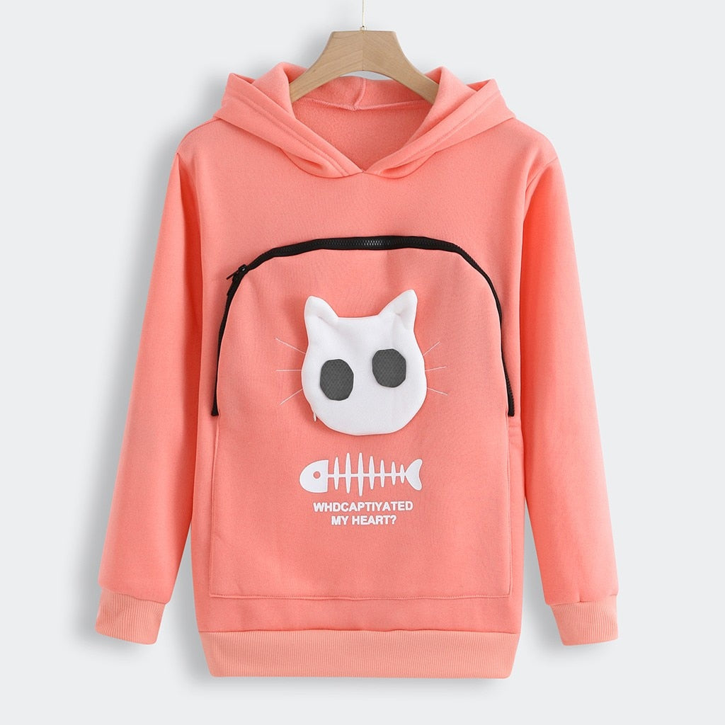 🎄Christmas Special Sale-[SAVE 50% OFF]--Cat Lovers Hoodie Cuddle Pouch--BUY 2 GET 10% OFF & FREE SHIPPING